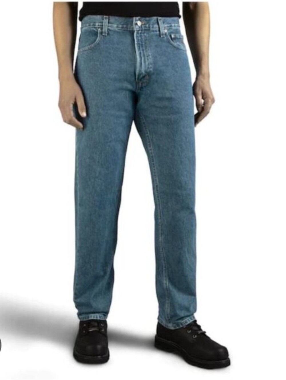 Harley-Davidson Men's Straight Jeans in Light Blue Denim 40x34